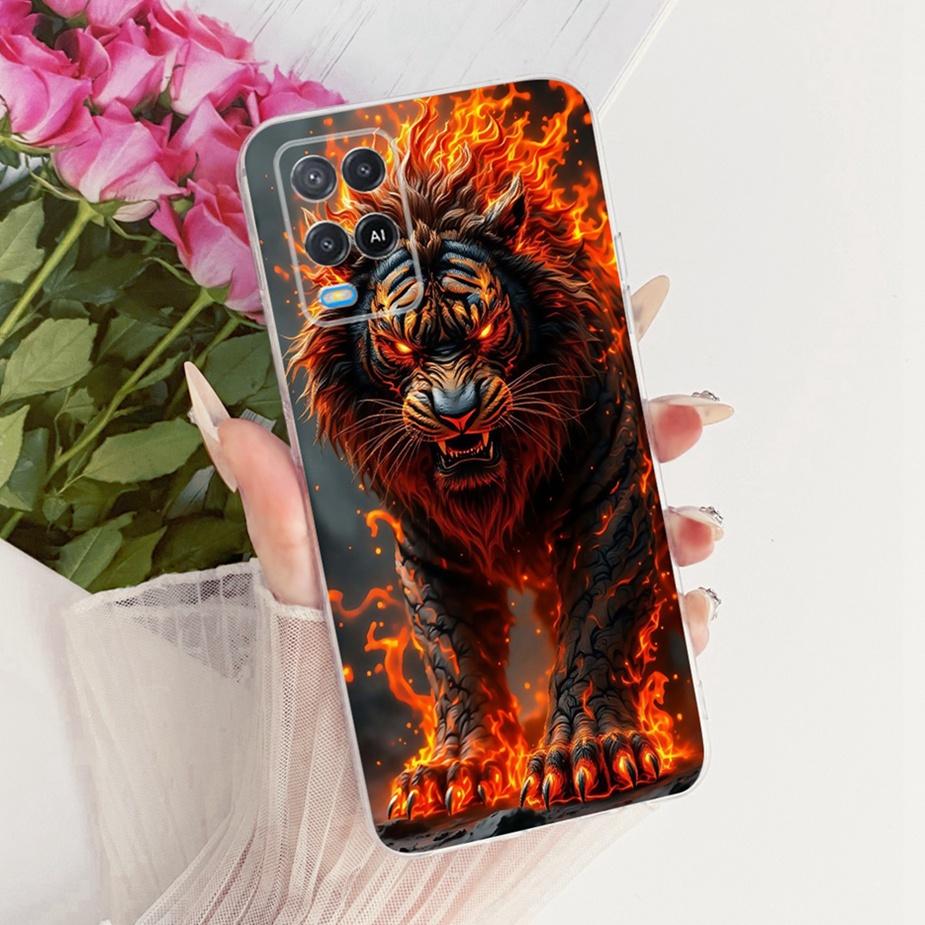 For Oppo A54 4G Case CPH2239 Luxury Butterfly Painted Cover Soft Silicone Phone Case For Oppo A54 5G A 54 s OppoA54s Fundas Bags