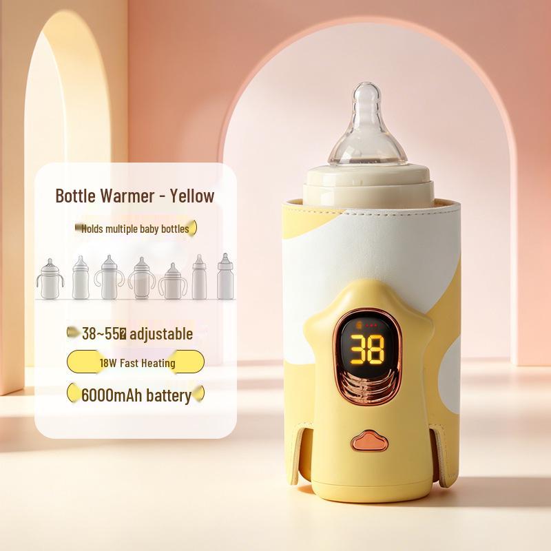 Wireless Baby Bottle Insulator & Portable Milk Warmer for Constant Temperature