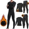 Thermal Underwear for Men Long Johns with Fleece Lined Base Layer Men Cold Weather Top Bottom