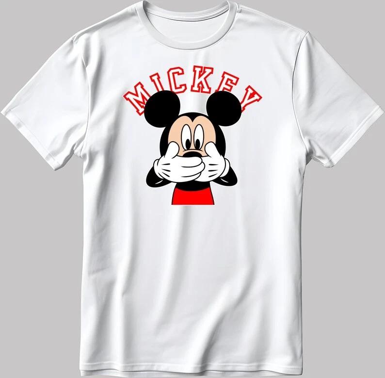 Mickey Mouse White T Shirt With Unisex Style Best Gift S