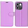For Oppo Reno14 F 5G Case Litchi Texture Shockproof Leather Wallet Phone Cover
