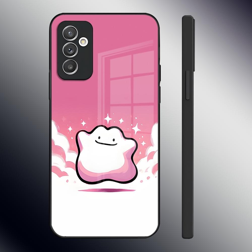 Cartoon Cute Ditto Phone Case For Samsung S24 Ultra S23 S22 S20 Fe S21 Plus A54 A34 A24 A53 A13 A16 Glass Back Cover