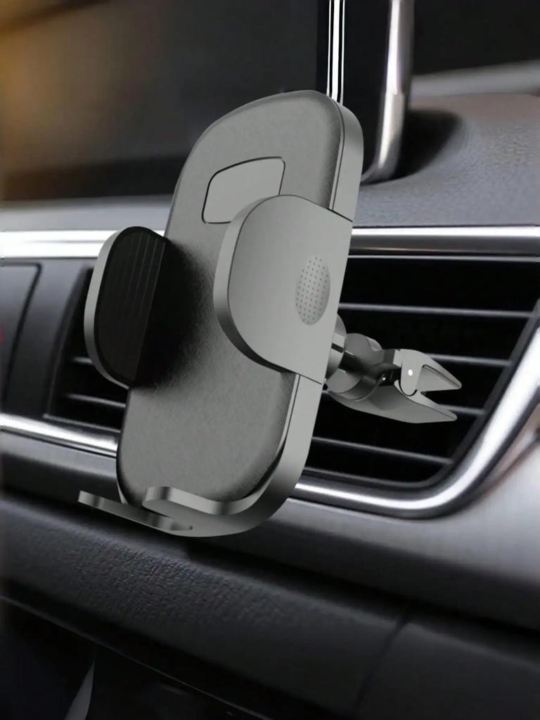 Car Air Vent Phone Mount – ABS Material, Auto-Clamping Smartphone Holder, Universal Fit for Most Vehicle Models