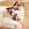 Kitten Chew Toy Sound Toy Teething Soft Bird Toy Chirping Bird with Sound Attractive Bird Shape Teething Toy
