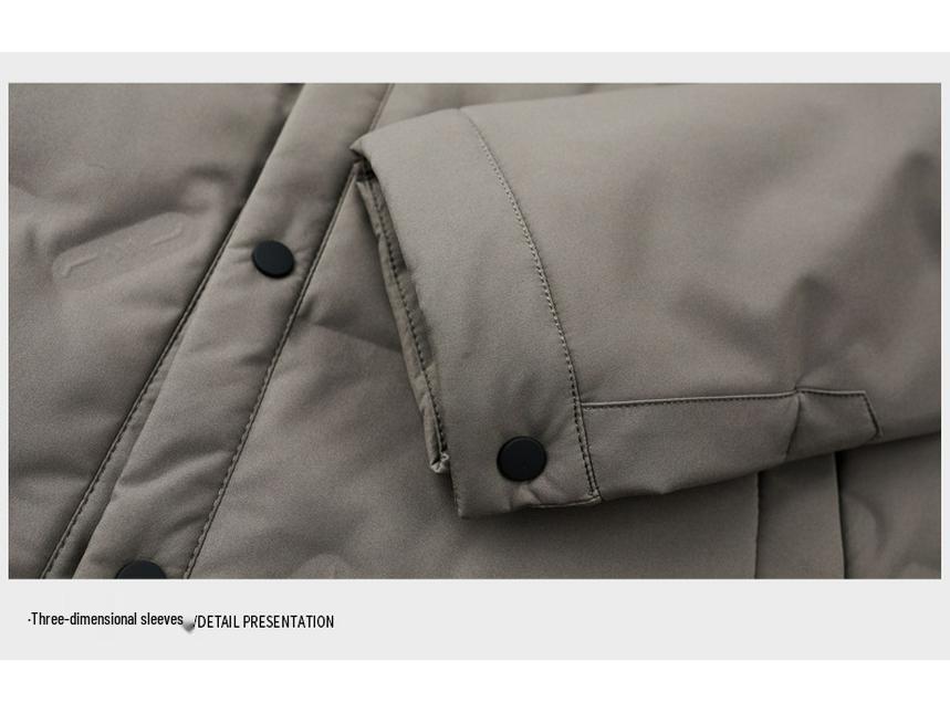 Men's Lightweight Shirt-Style Down Jacket - 2025 Autumn/Winter Business Casual Coat