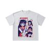 260 GSM Double Yarn 32 Count 100% Cotton Rei Hino Print Unisex Heavy Cotton T Shirt