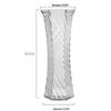 Hexagonal Glass Flower Vase