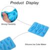 One blue Titanic ice tray mold for home bar party supplies
