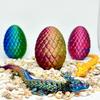 3d Printed Dragon,Chinese New Year Gift,Dragon Eggs with Dragon Inside,Dragon Decompress Adult Toy,Mystery Dragon Egg,Novelty Flying Dragon Gift