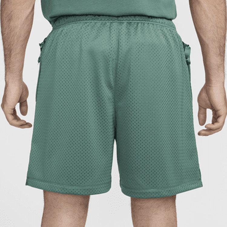 Nike Swoosh Series Brand Logo Mid Waist Comfortable Casual Sports Shorts Unisex Shorts Green FN3905-361