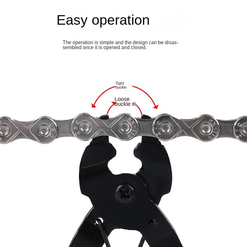 Clești de cataramă pentru lanț de biciclete Mini MTB Lanț de biciclete cu eliberare rapidă Magic Link Bike Gauge Etriere pentru lanț de ciclism Instrumente pentru cârlig