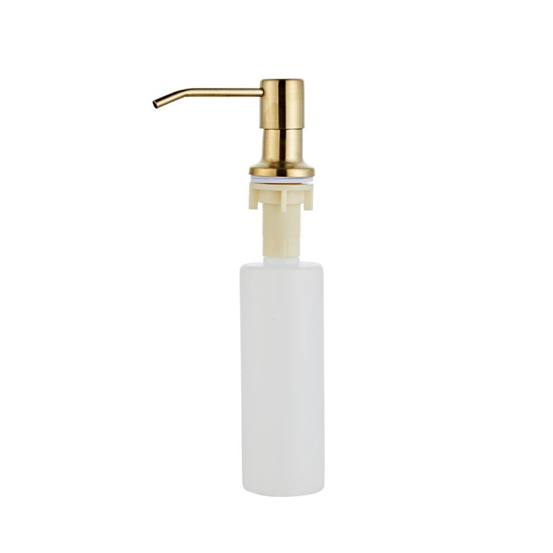 VGX Iiquid Soap Dispenser With Extension Tube Kit and Bottle 304 Stainless Steel Pump Head For Kitchen Sink Bathroom Accessories