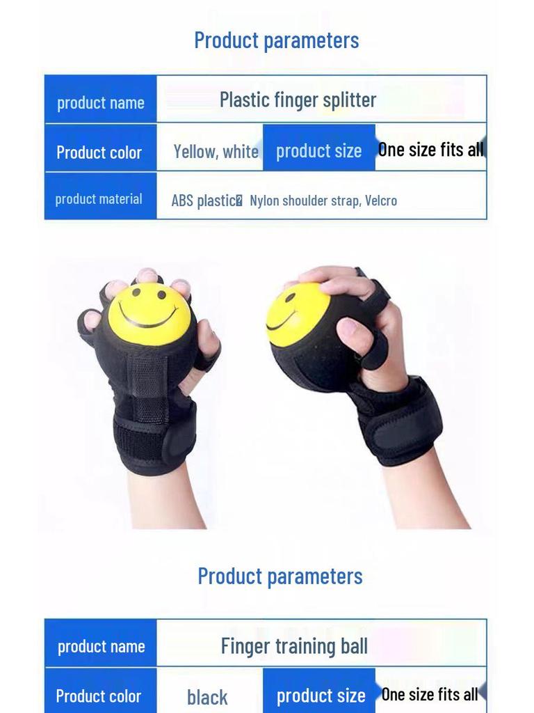 Deyue Stroke Rehabilitation Hand Massager and Finger Corrector for Hemiplegia.