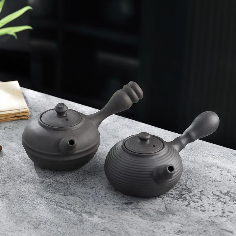 1pc Furnace Tea Teapot Household Indoor Large-capacity Carbon Roasting Pot Electric Ceramic Stove Ceramic Teapot Outdoor Kettle