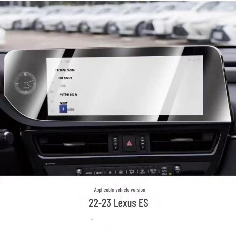 Lexus ES 2018-2024 Interior Protection Film: TPU Console, Screen, Gear Shift & Door Stickers