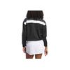 Adidas Ultimate365 Twistknit Jacket Golf Comfortable Color Block Long Sleeve Retro Sports Stand Collar Jacket Women Jacket Black IM5584