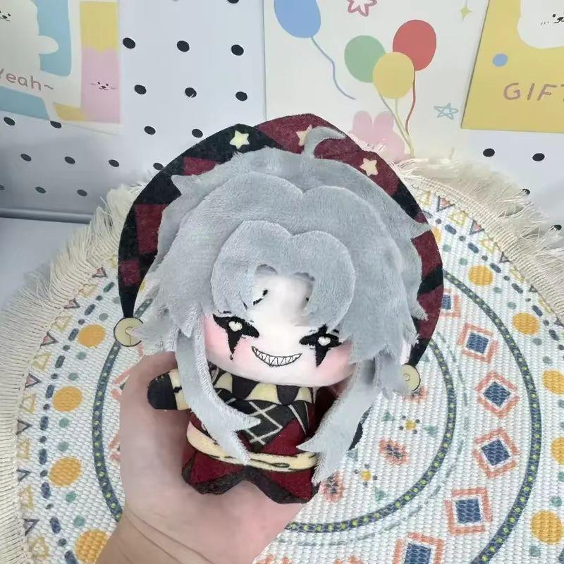 New  10cm Pierrot The Freak Circus Freaks Plush Doll With Sound Cute Anime Peripherals Toy Halloween Christmas Gift
