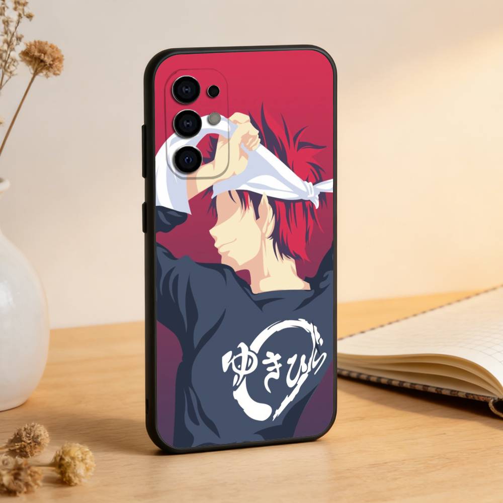 

Food Wars_ Soma Yukihira Phone Case For Samsung S25,S24,S21,S22,S23,S30,Ultra,S20,Plus,Fe,Soft Silicone Black Cover Samsung S25Plus