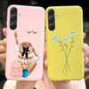 For Samsung Galaxy A55 Phone Case Samsung A55 5G SM-A556B Fashion Moon Pattern Soft Silicon Back Cover