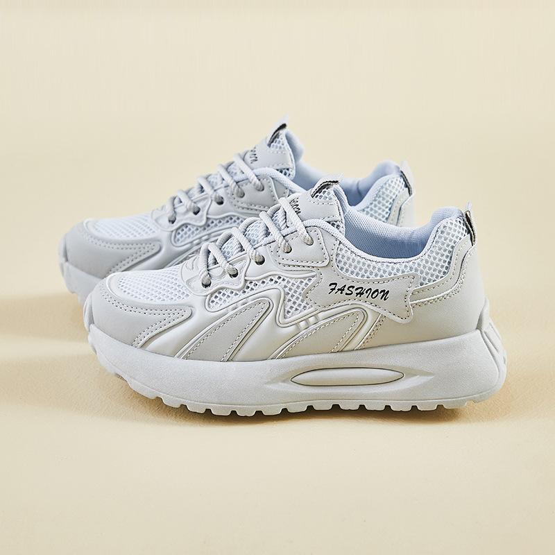 New Dad Shoes for Women In Summer Students Running Sports and Leisure Mesh Breathable Street Shot