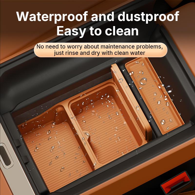 Custom Central Armrest Storage Box For Xiaomi Yu7 2025 2026 Center Console Organizer Containers Tray Interior Accessories