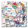 55 New School Subject Doodle Stickers for Decorating Suitcases, Notebooks, and Phones