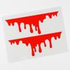Halloween Car Red Blood Drips Stickers Dripping Blood Vinyl Decal  Theme Styling Decorative