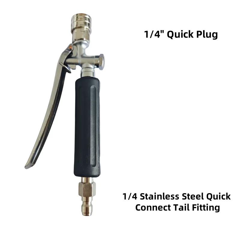 High Pressure Water Spray Gun Quick Connect Alloy Cleaning Wand For Car Washing Garden Irrigation Air Conditioner Outdoor Clean Tool Kit