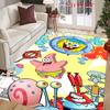 Spongebob Friends Adventure carpet Camping Trip Suitable For All Seasons Sheet Machine Washable Air Conditioning carpet