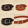 Classic Cowhide Leather Belt Stylish Durable Women Business Casual Accessory