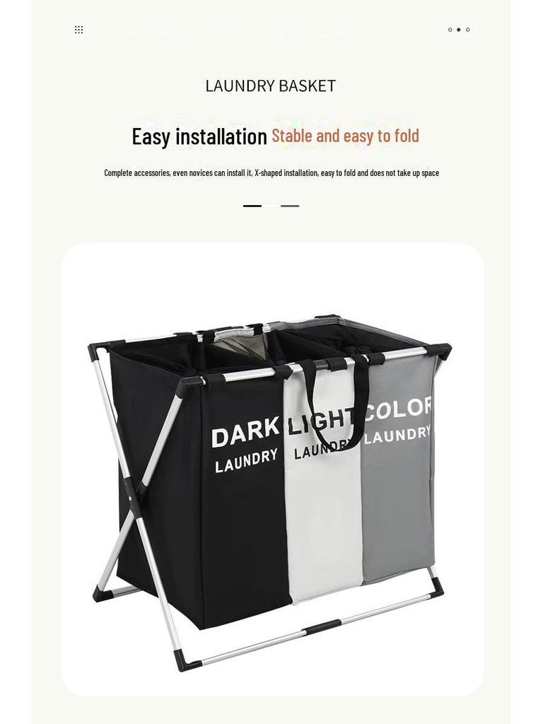 Treasure Town Store ~ Moisture-Proof Oxford Cloth Laundry Basket