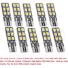 10PCS LED Lights,T10 W5W CANBUS T10 LED 12SMD 2835 Led Error Free 12V Car Light Source Wedge Led Rear Lamp Parking Light Replacement Bulbs