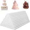20 Stück Mehrstöckiger Kuchenständer Strohhalm-Ständer für Hochzeitskuchenherstellung und Kuchenstapelung Kunststoff-Kuchenstützstangen Kuchen-Dowel-Set