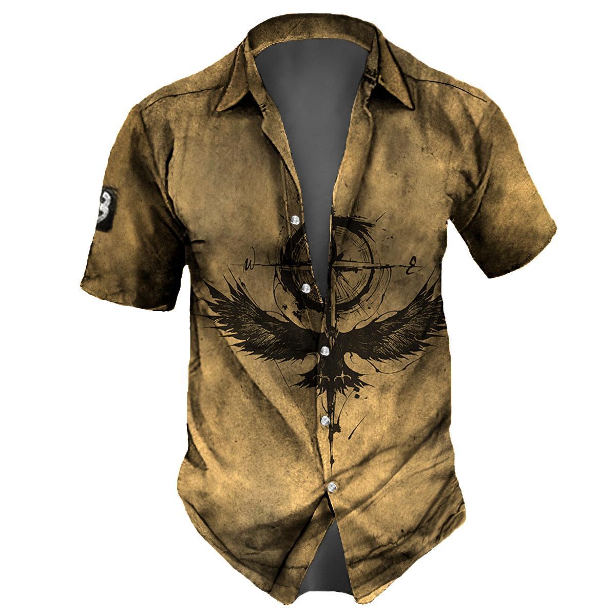 

Мужская рубашка в стиле ретро 3D-принт на морскую тематику Рубашка с коротким рукавом Летний повседневный топ Свободная оверсайз гавайская рубашка для мужчин Топы 5XL