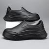 Men's Chef Slip-On Shoes: Waterproof, Oil-Proof, Anti-Slip, Lightweight, Wear-Resistant for Restaurant & Hotel Workers.