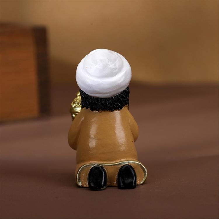 Festival Christmas Cartoon Resin Nativity Scene Miniature Figurines with Manger Set for Religious Holiday Collectible Ornaments Gift