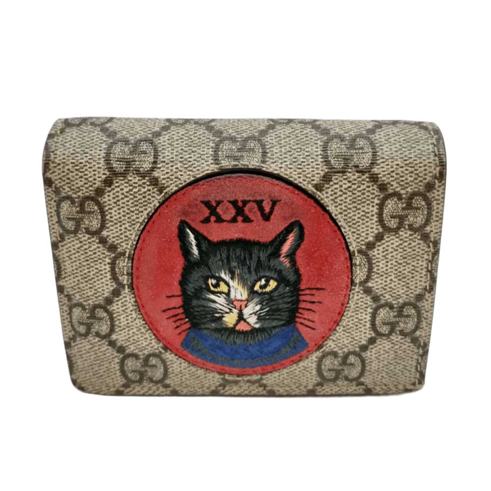 

Used GUCCI GG SupremeBifold Wallet GG Supreme Canvas Women