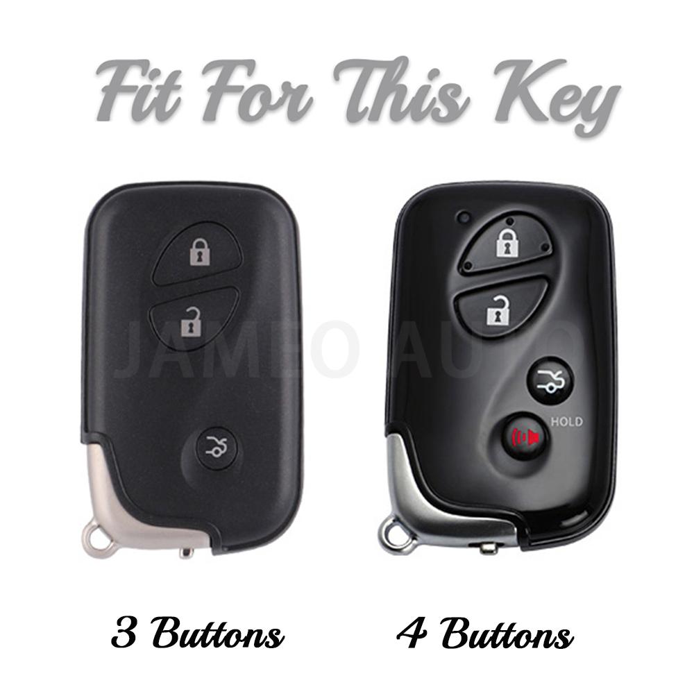 Étui de Protection en TPU à 3 4 Boutons pour Clé Lexus CT200h ES 300h IS250 GX400 RX270 RX450h RX350 LX570