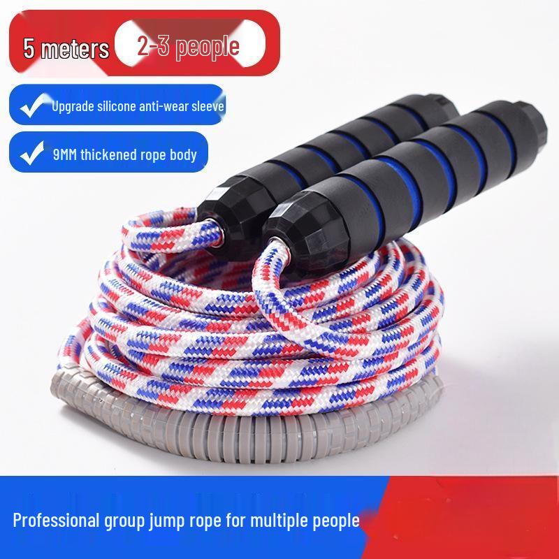 JINGRUIXIANG 5-Meter Group Jump Rope with Handles
