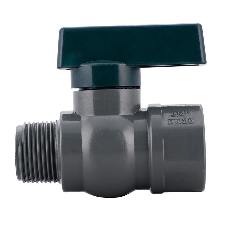 1 Set 3/4 Inch Rain Bucket Valve Rain Bucket Spigot Kit Pvc Rain Bucket Diverter Kits With Bulkhead Fitting Adapter 3/4''