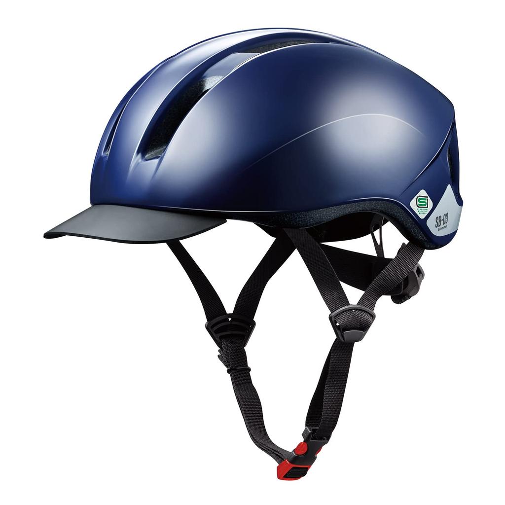 OGK KABUTO Bicycle Helmet Navy SB-03M Size 55-58cm Color