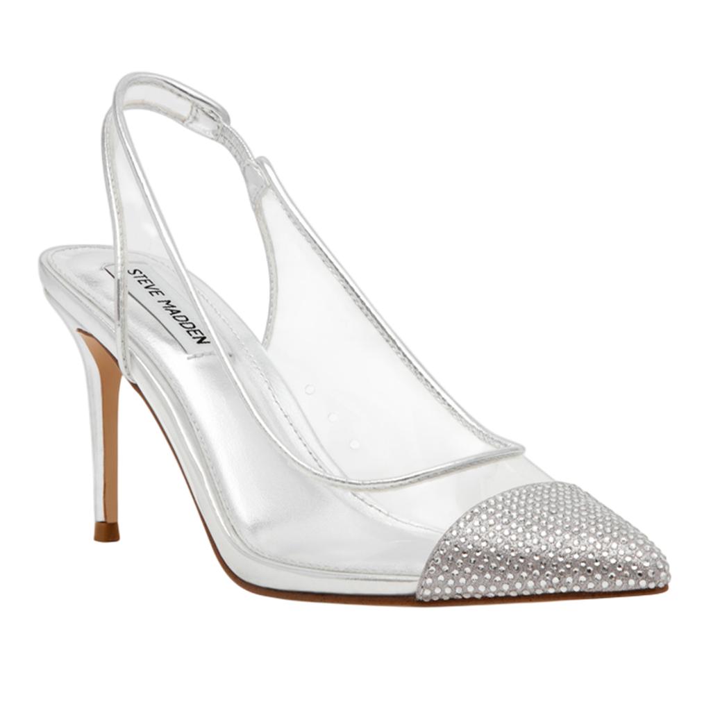 Steve Madden Womens/Ladies Leena Metallic Sling Back Pumps