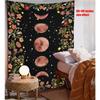 Moonlight Garden Tapestry Plants Flowers Ins Style Wall Hanging Waterproof Fade Proof Bedroom Room Wall Decor Home Decor