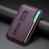 Hidden Strap Magnetic Leather Wallet Card Holder Case for Magsafe IPhone 14 13 15 17 16 12 Pro Max Plus I16 Mac Safe Stand Cover