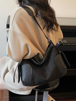 New Spring Summer Shoulder Bag Casual Style Women Tote Bag Minimalist Design Armpit Bags Fashi Versatile Daily Handbag