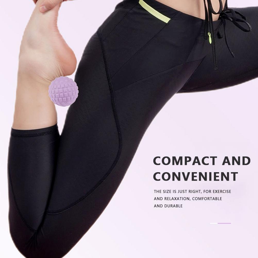 TPR Floating Point Muscle Relaxation Massager Ball Sport Fitness Hand Foot Pain Relief Plantar Fasciitis Reliever Reusable Ball