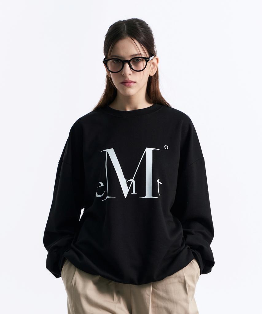 Mucent Big Logo Loose Fit Long Sleeve Sweatshirt (3 Colors)