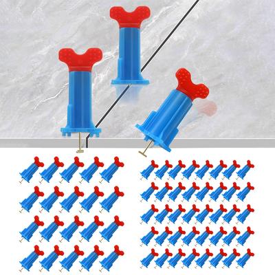 20/40 Pcs Tile Leveling System Reusable Tile Self Leveling Spacers Floor Leveler Self Leveling Compound for Tile Laying