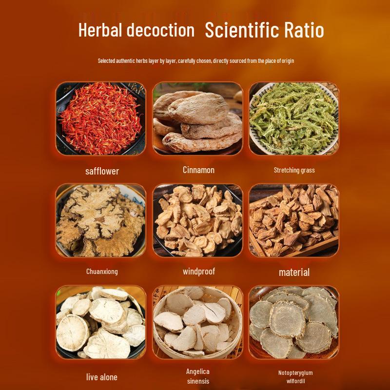 Plasture cu Extracte din Plante pentru Moxibustie pentru Ameliorarea Durerilor de Umăr, Gât și Articulații