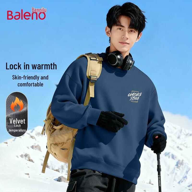 

Baleno Men s Fleece Lined JPB Graphic Round Neck Sweatshirt 5XL